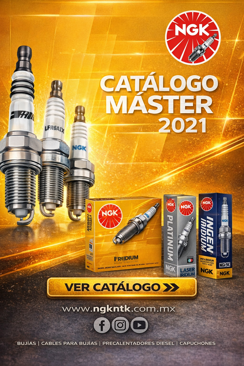 catalogo electronico de bujias ngk para vehiculos o motos